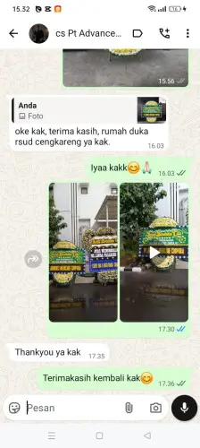 Testimonial Papan Bunga Pernikahan kadumaneuh