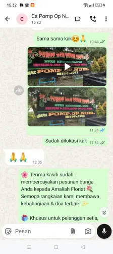 Testimonial Papan Bunga kadumaneuh