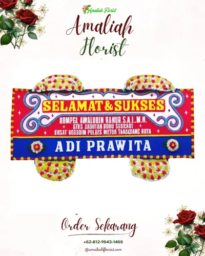 Karangan Bunga Ucapan Selamat kadumaneuh